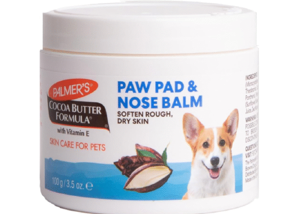 Palmer's for Pets Kakaobutter-Pfotenpolster- und Nasenbalsam für Hunde, parfümfrei – Beruhigungsbalsam für die Hundehaut